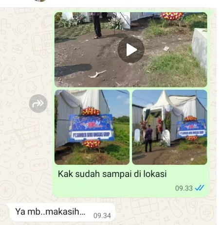 Pengiriman Karangan Bunga Tangki