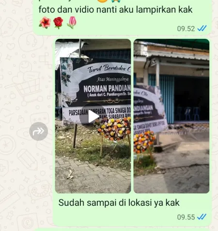 Pengiriman Karangan Bunga Tangki